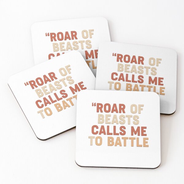 Item preview, Roar Of Beasts Calls Me To Battle - Retro Fantasy Warrior designed and sold by Dzblack.