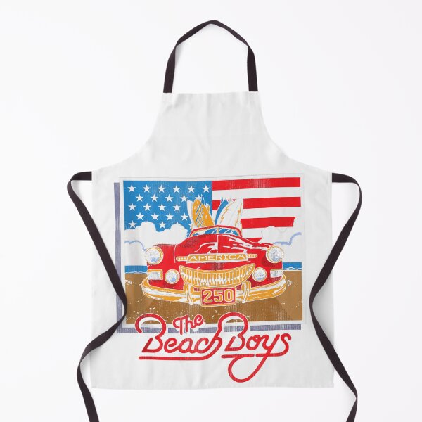 Item preview, The Beach Boys Vintage Red America Car Surfboard USA Flag Graphic designed and sold by ToyaVitoricu.