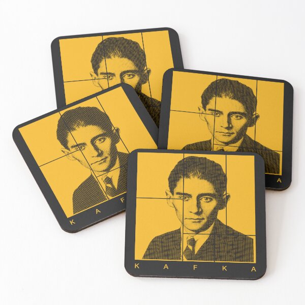 Item preview, Franz Kafka halftone portrait designed and sold by CMYKStudio.