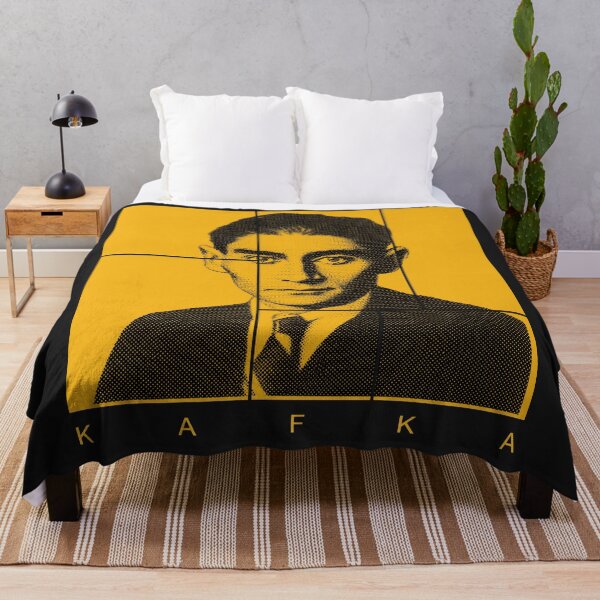 Item preview, Franz Kafka halftone portrait designed and sold by CMYKStudio.