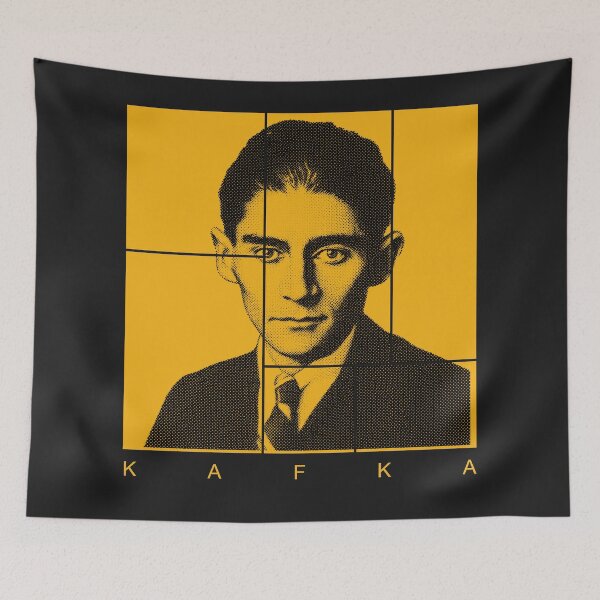 Artikelvorschau, Franz Kafka Halbtonporträt entworfen und verkauft von CMYKStudio.