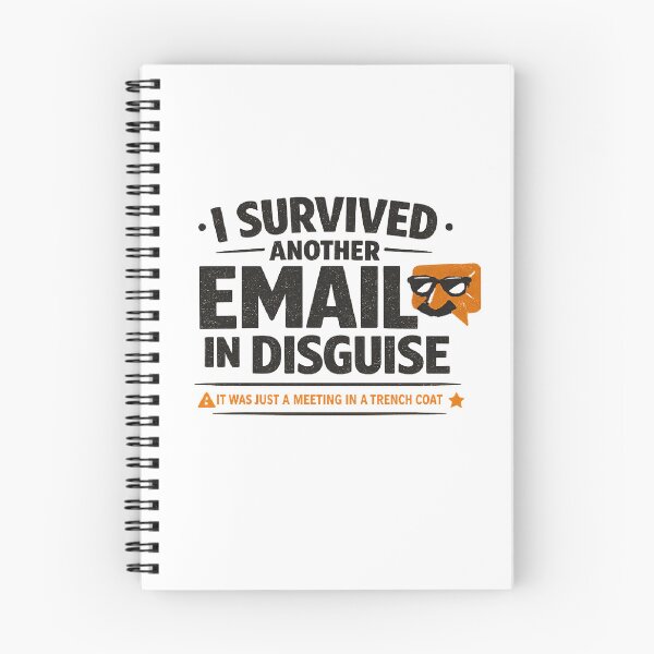 Item preview, Survived Another Email in Disguise | it was just a meeting in a trench coat designed and sold by Ripoubsb.