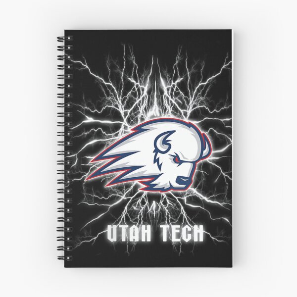 Item preview, Utah Tech Trailblazers White Bison Logo Electric Lightning Sport Fan designed and sold by ToyaVitoricu.