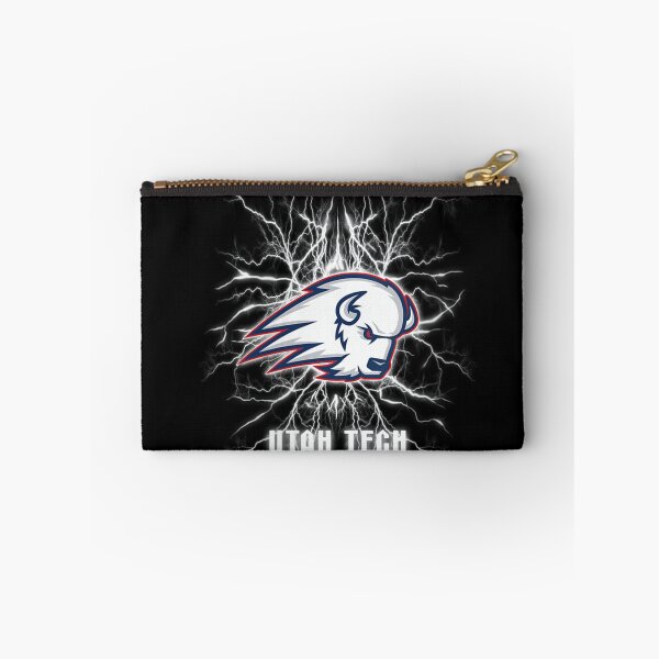 Item preview, Utah Tech Trailblazers White Bison Logo Electric Lightning Sport Fan designed and sold by ToyaVitoricu.