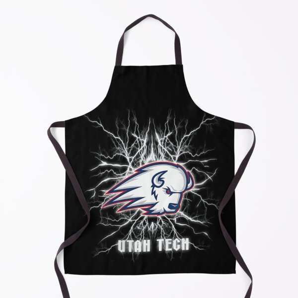 Item preview, Utah Tech Trailblazers White Bison Logo Electric Lightning Sport Fan designed and sold by ToyaVitoricu.