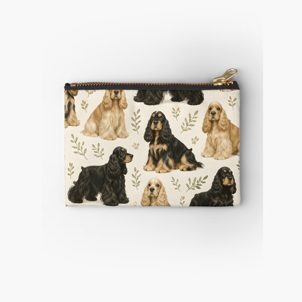 Item preview, American Cocker Spaniel Seamless Pattern | Elegant Dog Lover Design designed and sold by blankTeeShirt.