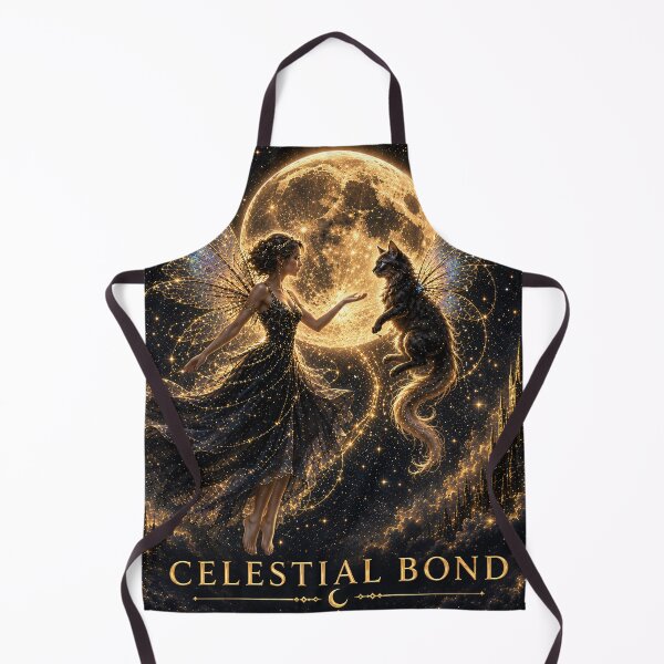 Item preview, Celestial Bond – Elf & Cat designed and sold by thirtyonestars.