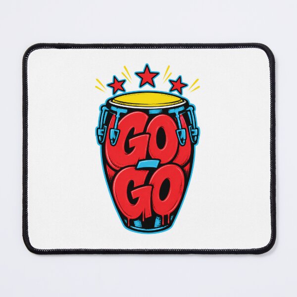 Item preview, Go-Go Beat – Bold Red DC Conga Drum designed and sold by Fenay Designs.
