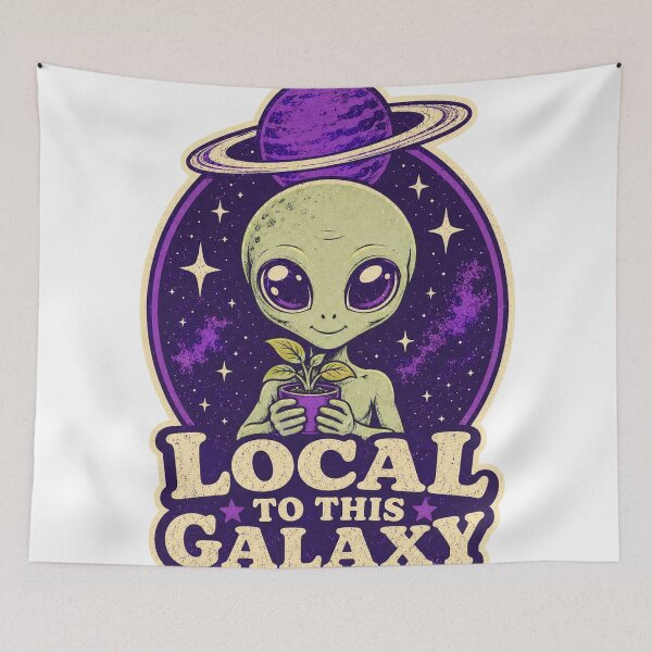 Item preview, Local to This Galaxy designed and sold by Peak Pop Studio..