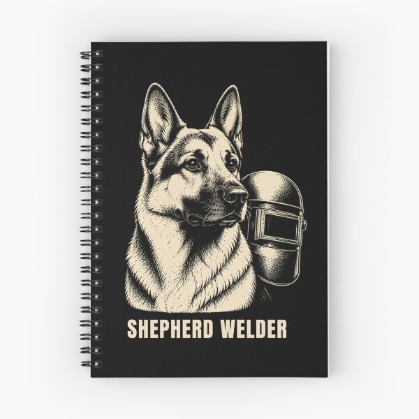 Item preview, Shepherd Welder | German Shepherd Welding Vintage Graphic designed and sold by RusticMeadow.