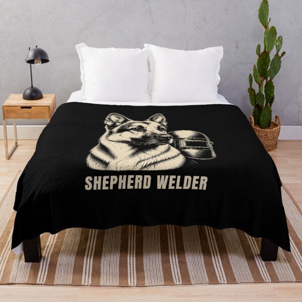 Item preview, Shepherd Welder | German Shepherd Welding Vintage Graphic designed and sold by RusticMeadow.