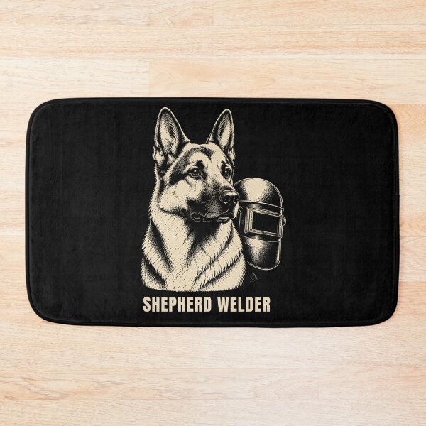 Item preview, Shepherd Welder | German Shepherd Welding Vintage Graphic designed and sold by RusticMeadow.