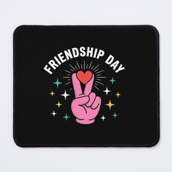 Item preview, Friendship Day Peace Sign Heart Retro Pop Art designed and sold by SiarheiYur.
