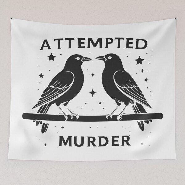 Item preview, Attempted Murder designed and sold by Alphatheard.