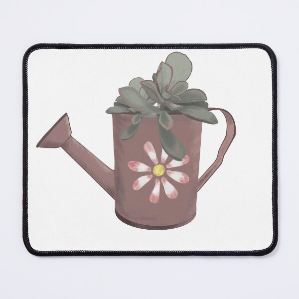 Item preview, Vintage Watering Can with Succulent Illustration Sticker designed and sold by altastudio.