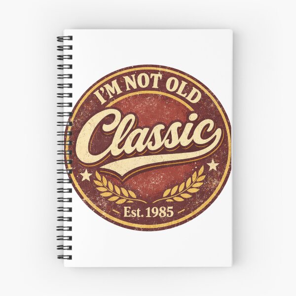 Item preview, I'm Not Old, I'm Classic | Funny Vintage Birthday Typography T-Shirt designed and sold by rushaib.