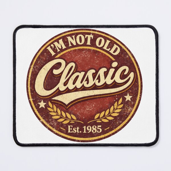 Item preview, I'm Not Old, I'm Classic | Funny Vintage Birthday Typography T-Shirt designed and sold by rushaib.