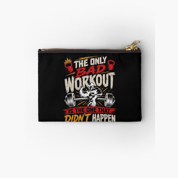 Item preview, The Only Bad Workout Is The One That Didn't Happen Gym Motivation Bodybuilding Powerlifting designed and sold by SkeletonsDanger.