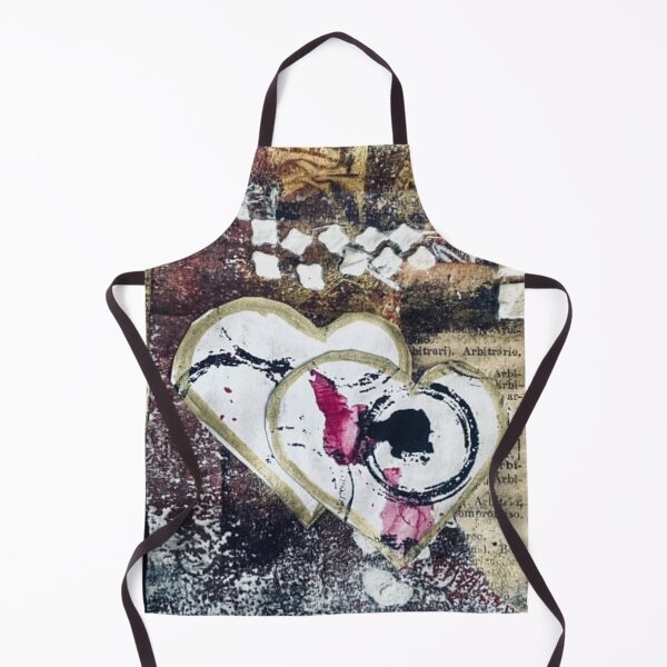 Item preview, Vintage Heart Collage with Butterfly designed and sold by MagnishArt.