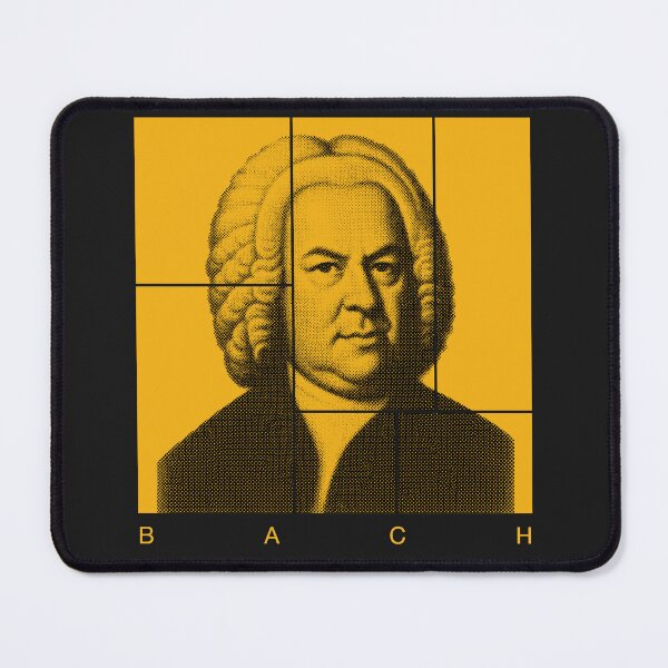Item preview, Johann Sebastian Bach halftone portrait designed and sold by CMYKStudio.