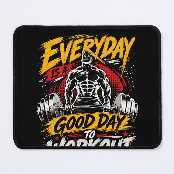 Item preview, Everyday Is A Good Day To Workout Fitness Motivation Gym Bodybuilding Weightlifting designed and sold by SkeletonsDanger.