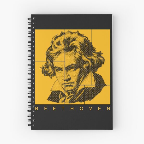 Item preview, Ludwig van Beethoven halftone portrait designed and sold by CMYKStudio.