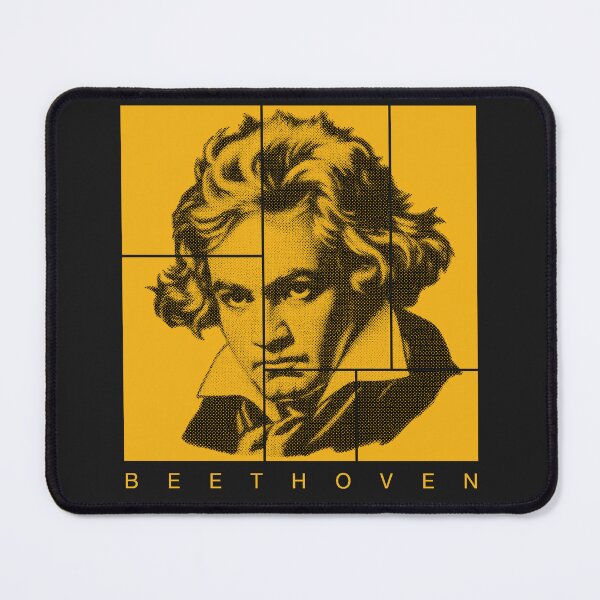 Item preview, Ludwig van Beethoven halftone portrait designed and sold by CMYKStudio.