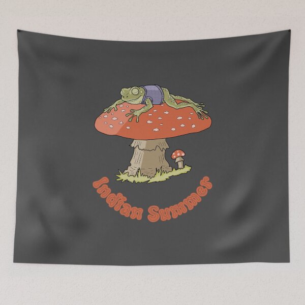 Item preview, Frog on Mushroom Vintage Aesthetic designed and sold by LeshanArt.