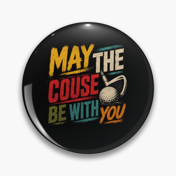 Item preview, May The Couse Be With You Golf Golfer Funny Player designed and sold by SkeletonsDanger.