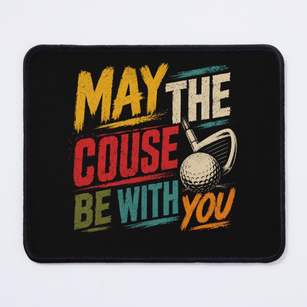 Item preview, May The Couse Be With You Golf Golfer Funny Player designed and sold by SkeletonsDanger.