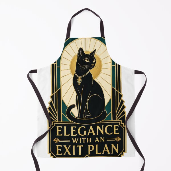 Item preview, Elegance With an Exit Plan designed and sold by Peak Pop Designs | Funny Gifts, Cozy Art & Cute Animals .