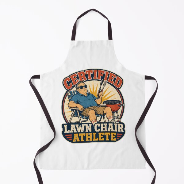 Item preview, Certified Lawn Chair Athlete – Funny Retro Dad BBQ Design designed and sold by suechtmpoa.