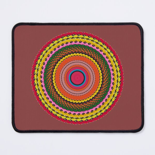 Aperçu de l'œuvre Cercle multicolore XV créée et vendue par Gluecknika.