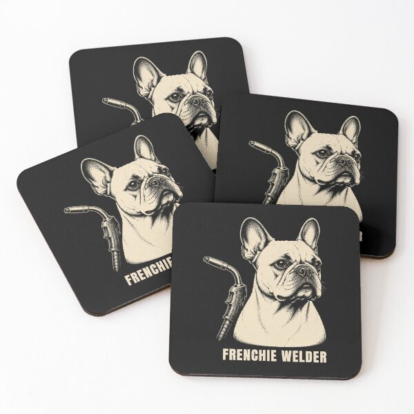 Item preview, Frenchie Welder | French Bulldog Welding Vintage Graphic designed and sold by RusticMeadow.