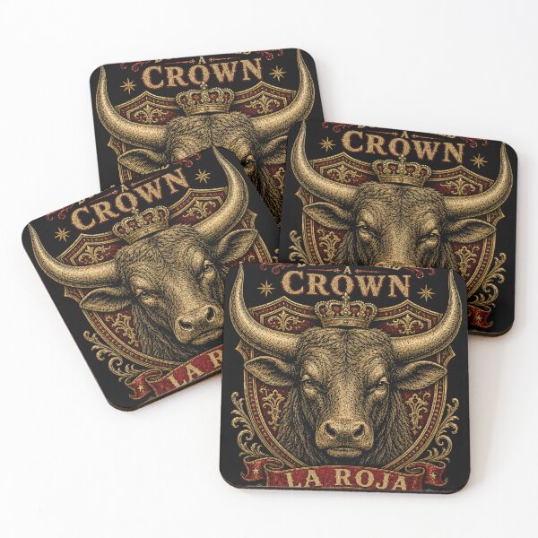 Item preview, La Roja Spanish Bull Football Art designed and sold by VizoArt-Studio.