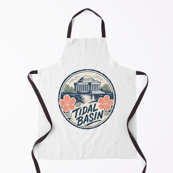 Item preview, Tidal Basin Bloom – Vintage Jefferson Memorial Badge designed and sold by Fenay Designs.