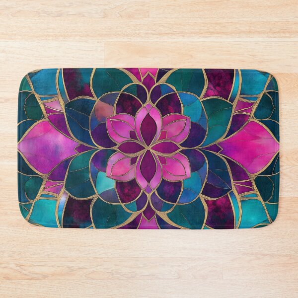Item preview, Radiant Lotus Stained Glass Mandala Pattern designed and sold by GrinGalore.