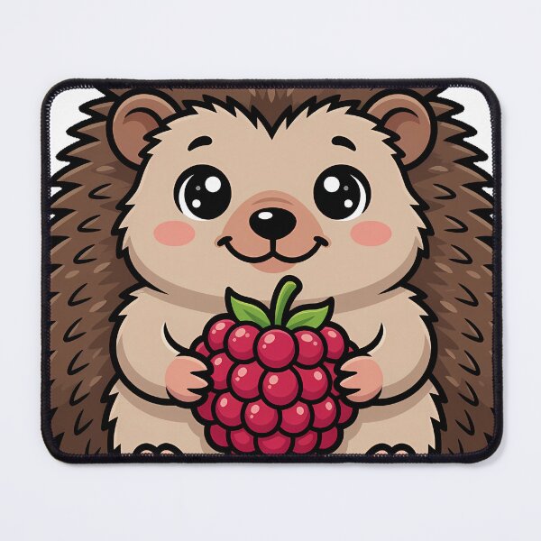 Item preview, Hedgehog with Raspberry designed and sold by pumsquare.