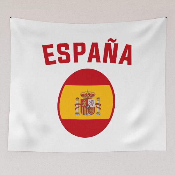 Aperçu de l'œuvre Drapeau d’Espagne Style Vectoriel Minimaliste créée et vendue par Wolagno.