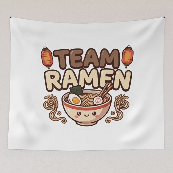 Item preview, Team Ramen-Cute Kawaii Team Foods - Laptop & Suitcase Stickers designed and sold by asumintjapan1.