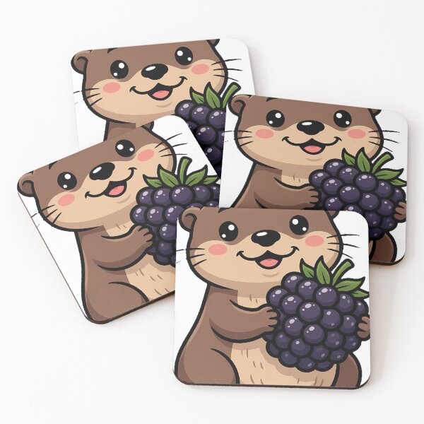 Item preview, Otter with Blackberry designed and sold by pumsquare.