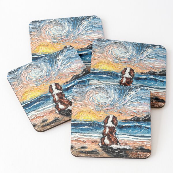 Item preview, Beach Days - Blenheim Spaniel designed and sold by AjaTrier.