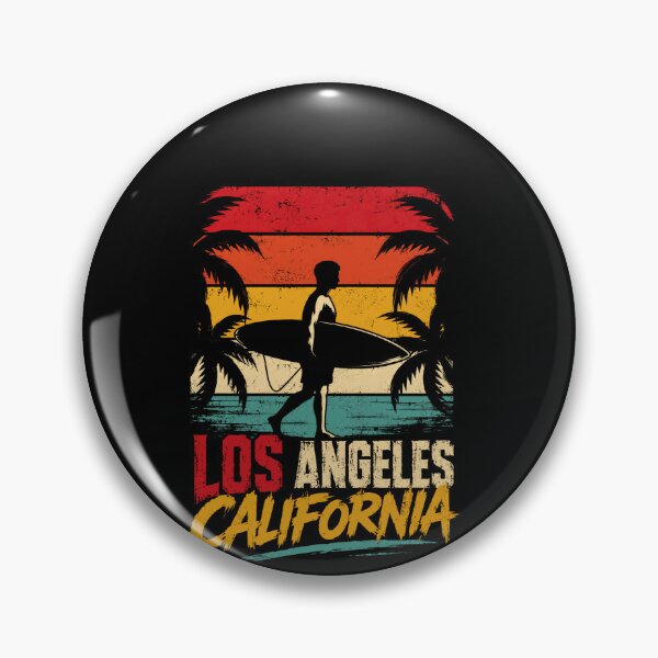 Item preview, Los Angeles California Surfer Beach Vacation designed and sold by SkeletonsDanger.