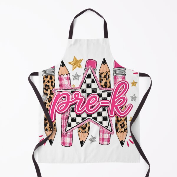 Item preview, Pre-K Leopard Checkered Pencil Star Pink Plaid Back To School Teacher Preppy designed and sold by VGAfanatic.