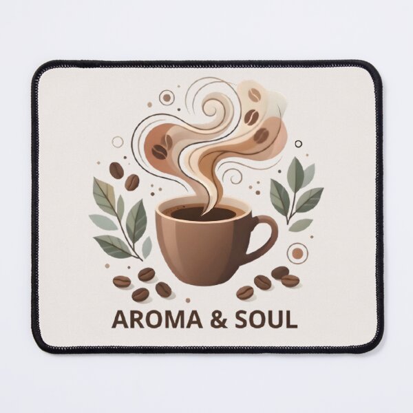 Item preview, Aroma and Soul Cozy Aesthetic Coffee Art designed and sold by MCV-Designs.