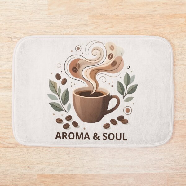 Item preview, Aroma and Soul Cozy Aesthetic Coffee Art designed and sold by MCV-Designs.