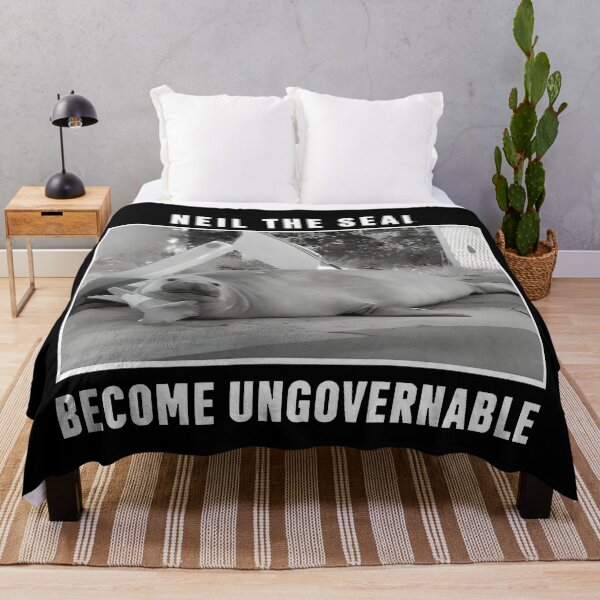 Item preview, Become Ungovernable Neil The Seal Funny Animal Meme designed and sold by LASTIQUE-dd.