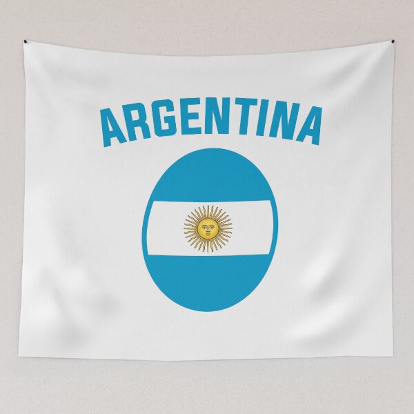Item preview, Argentina Flag Minimalist Vector Style designed and sold by Wolagno.