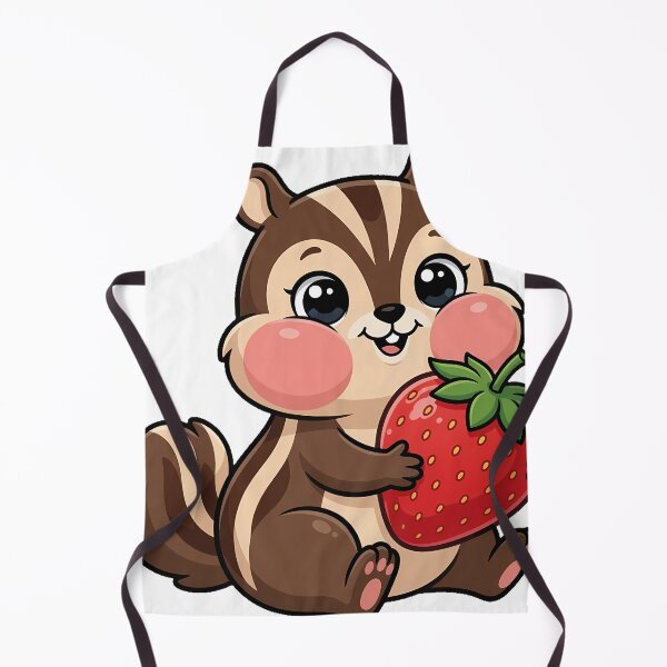 Item preview, Chipmunk with Strawberry designed and sold by pumsquare.