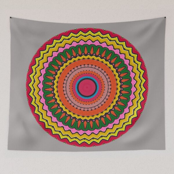 Item preview, Multicolored Circle XIV designed and sold by Gluecknika.